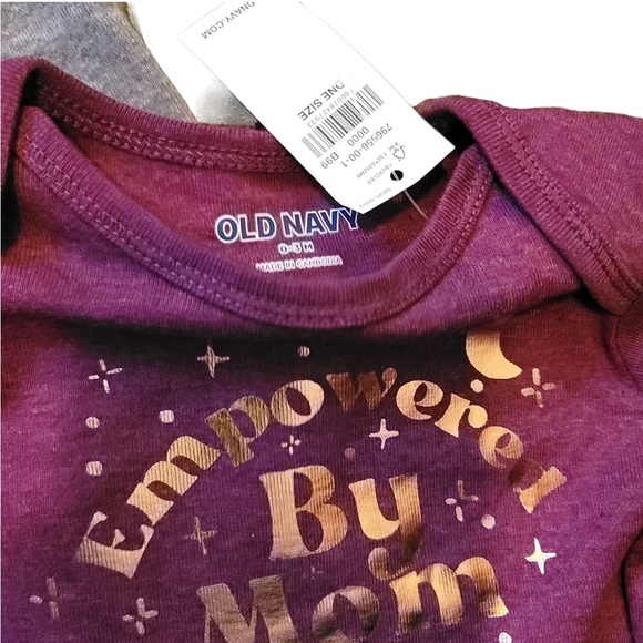 3FOR$12 Baby Girl Grow-with-Me Set 3pk Onesies/Bodysuits - Picture 5 of 7